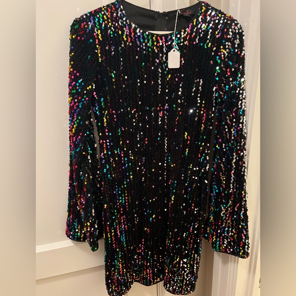 Brand new with tags Womens fitted sequin short cocktail dress size small